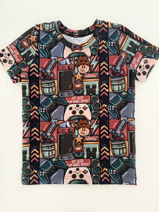 Gamer Short Sleeved Crew T-shirt 4-5 Years