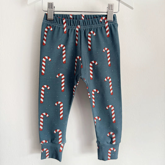 Candy Cane Leggings 9-12 Months