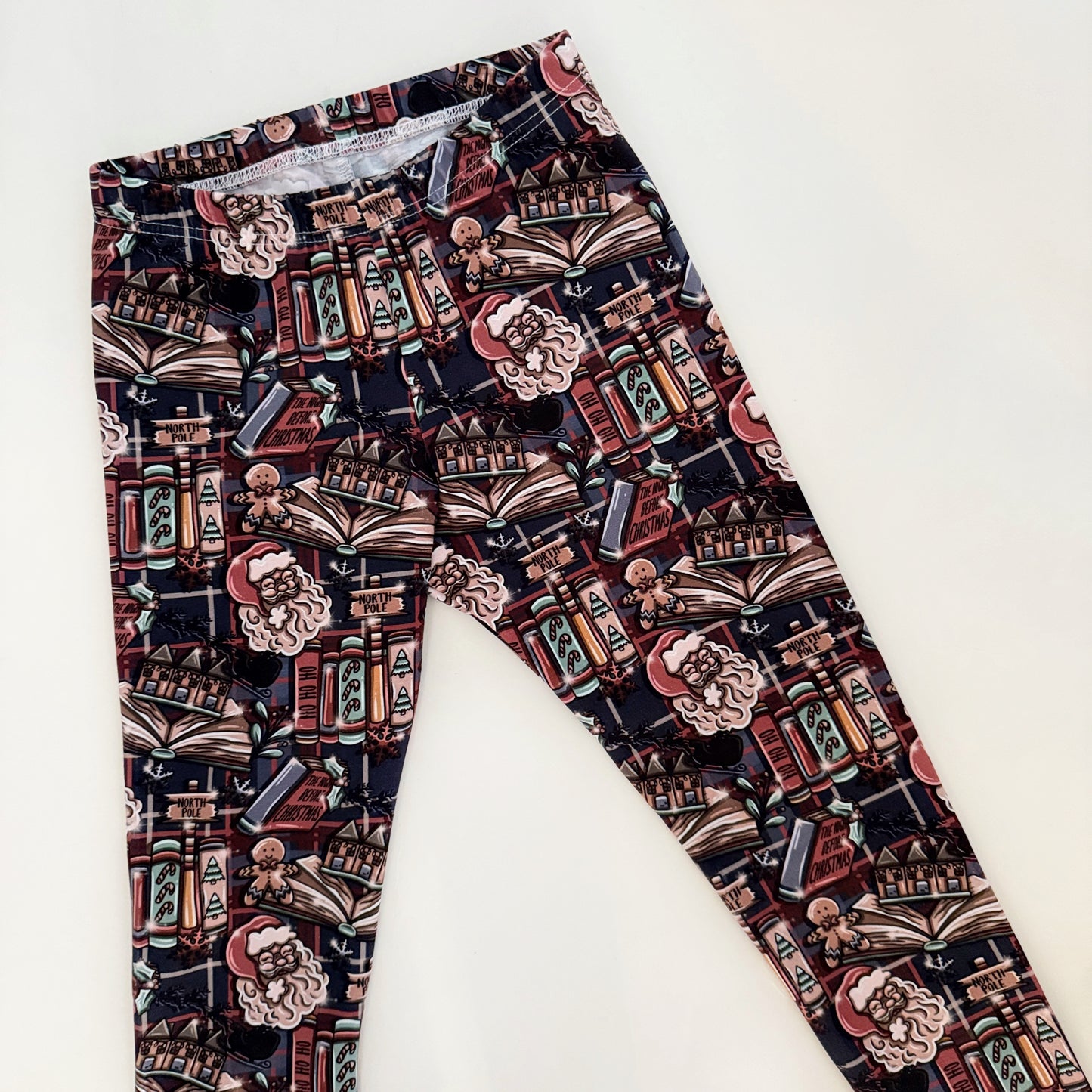 Night Before Christmas Leggings 7-8 Years