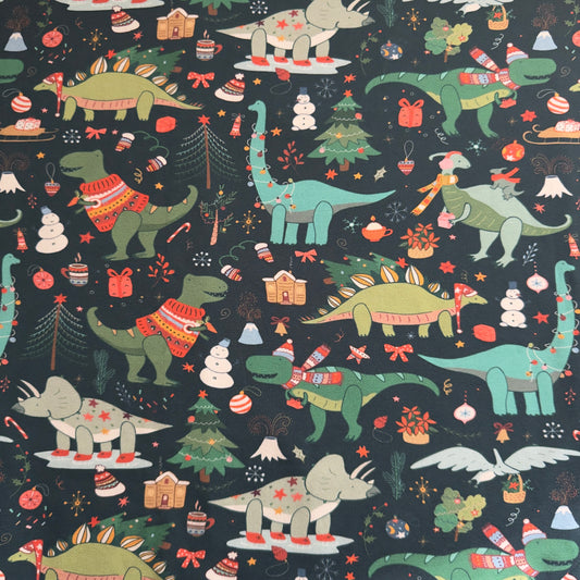 Festive Dinos Rompers