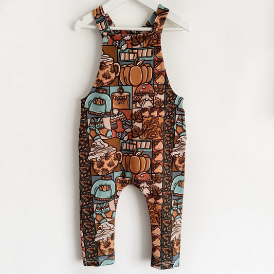 Autumn Patchwork Dungarees 18-24 Months