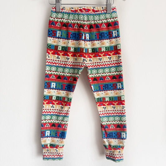 Xmas Fair Isle Leggings 2-3 Years
