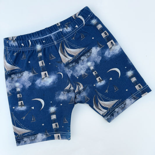 Midnight Sailboats Standard Shorts 5-6 Years