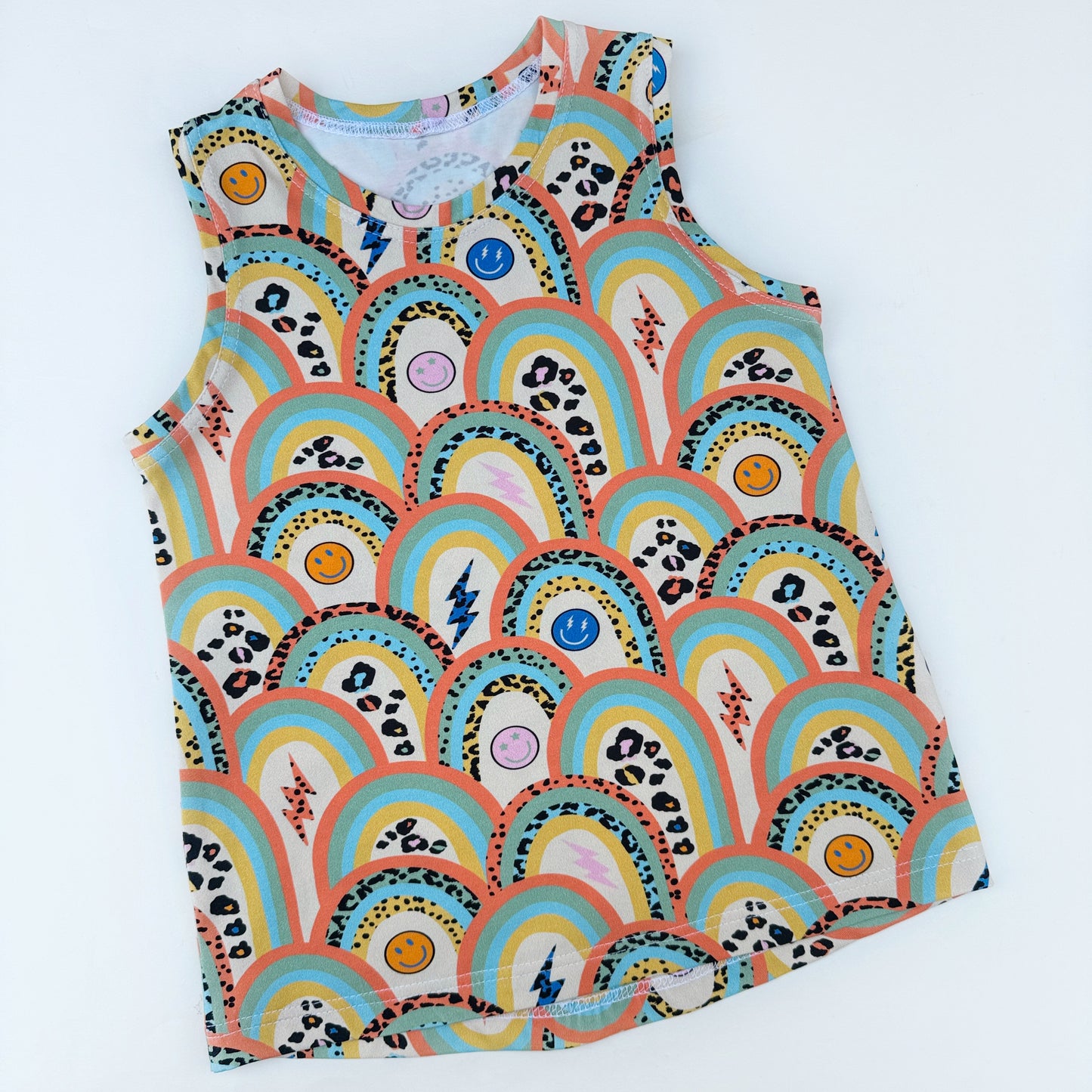 Rainbow Pop Vest 4-5 Years