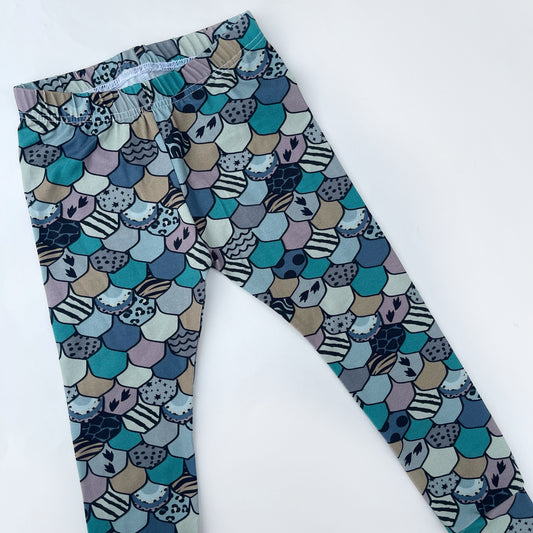 Dino Scales Leggings 2-3 Years