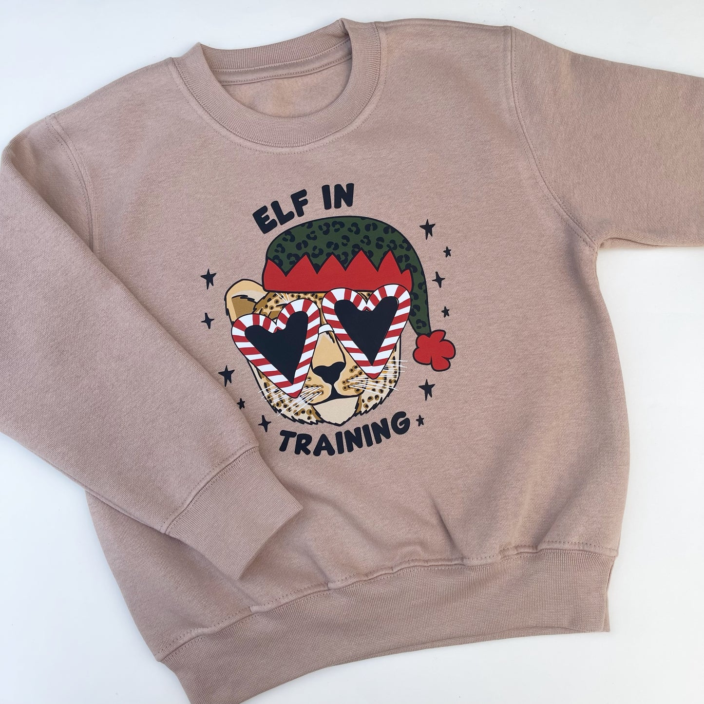 Elf In Training Printed Sweatshirt