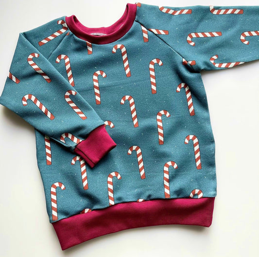 Candy Cane Sweatshirt 2-3 Years