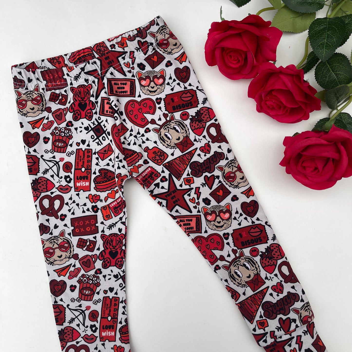 Valentines Leggings 3-6 Months