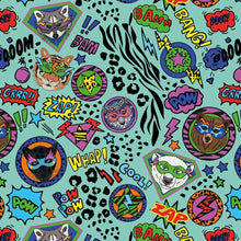 Load image into Gallery viewer, Superhero Patches Shorts