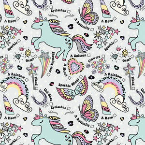 Unicorn Scavenger Hunt Circle Skirt