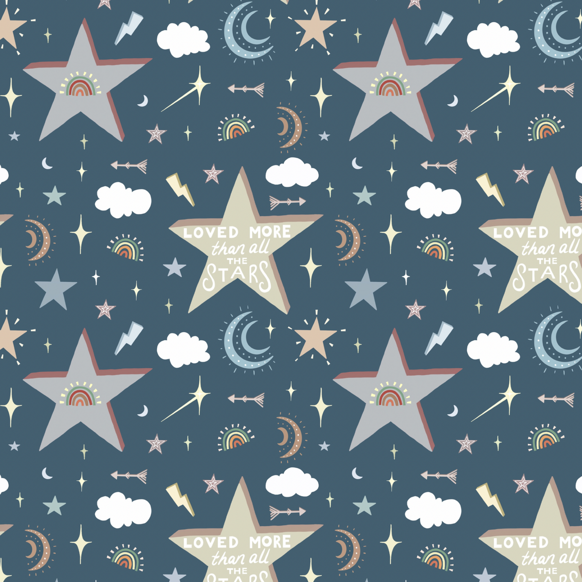 Loved More Than The Stars Romper
