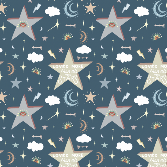 Loved More Than The Stars Romper