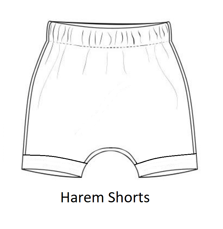 Retro Alphabet Shorts