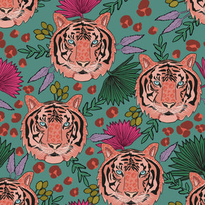 Tropical Tigers Circle Skirt