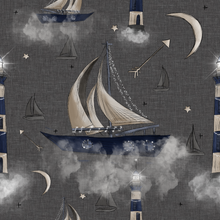 Load image into Gallery viewer, Rock Sailboats Circle Skirt