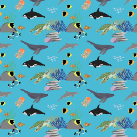 Deep Sea Circle Skirt