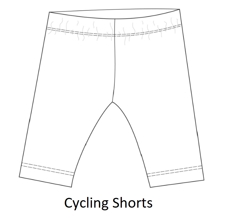 Diagonal Stripes Shorts