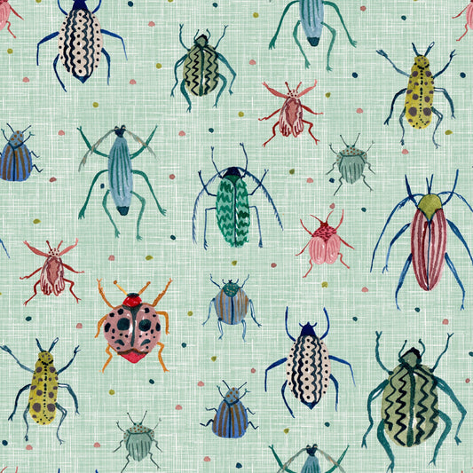 Spotty Beetles Circle Skirt