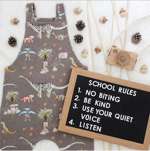 Dino School Romper