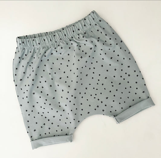 Mint Stars Harem Shorts 12-18 Months