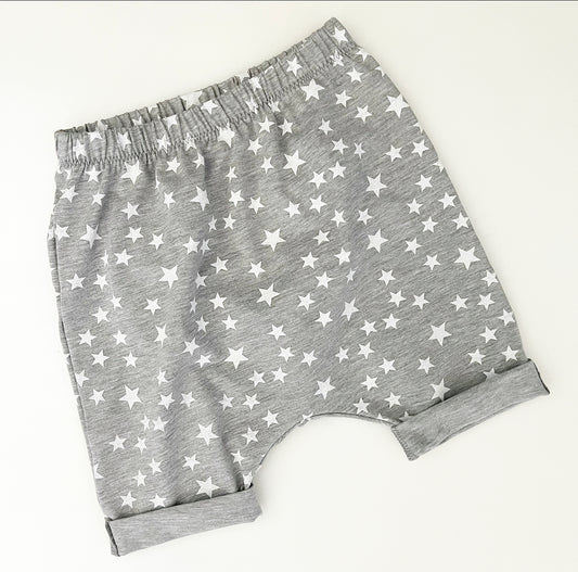 Grey Stars Harem Shorts 3-4 Years