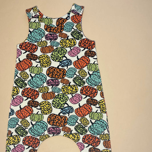 Pumpkin Patch Harem Romper 6-9 Months