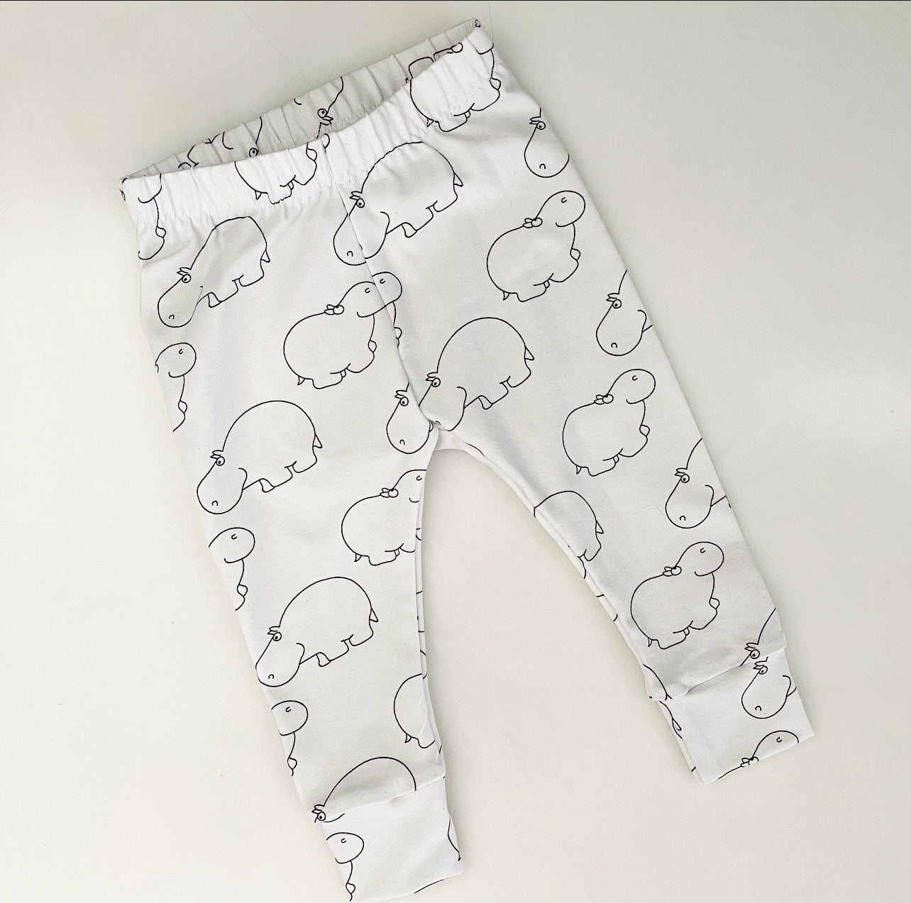 Hippo Leggings 6-9 Months