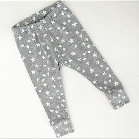 Grey Stars Leggings 9-12 Months