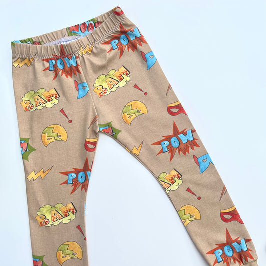 Superhero Leggings 3-4 Years