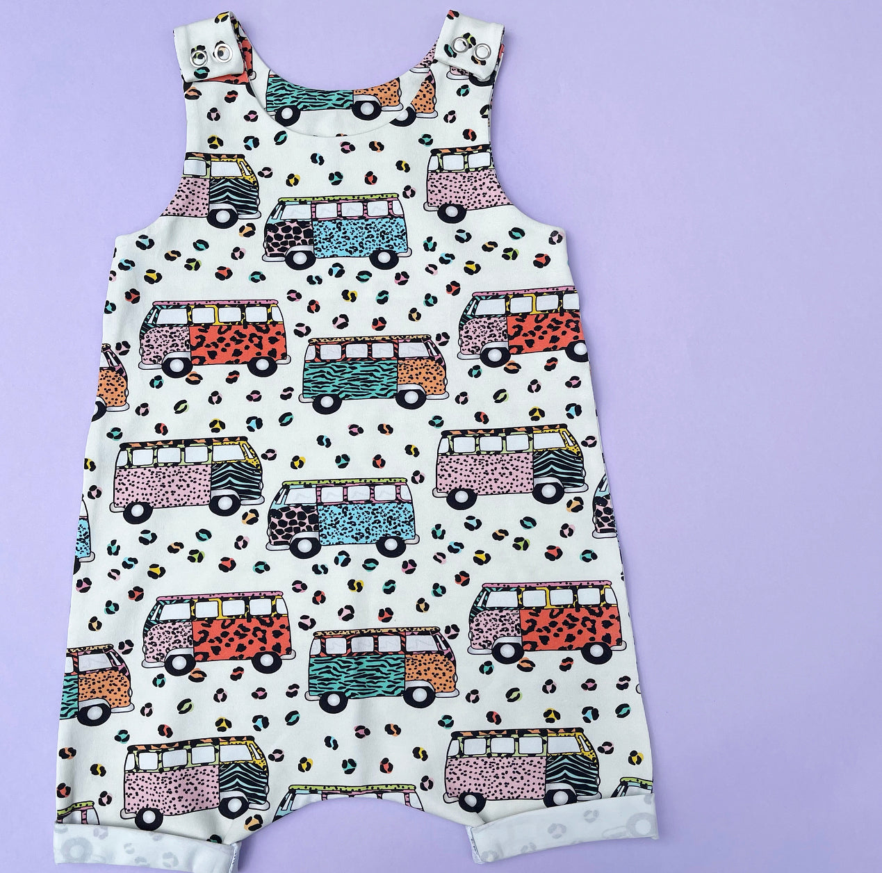 Campervans Shortie Romper 12-18 Months