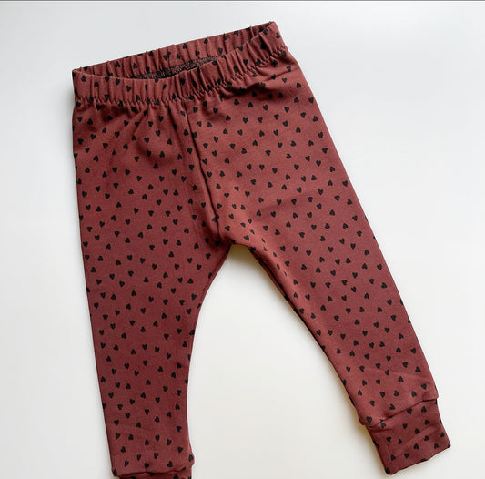 Hearts Leggings 9-12 Months