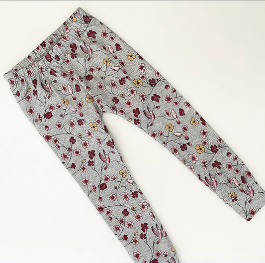 Floral Bird Leggings 3-4 Years